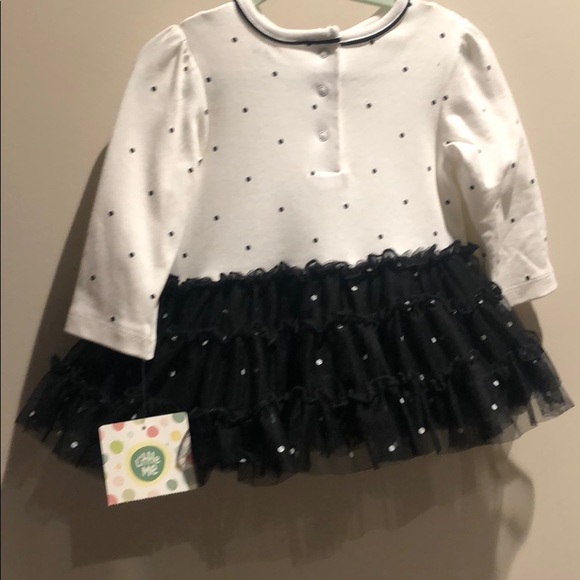 NWT Little Me - tutu dress with polka dots! 9 mos - Picture 2 of 2